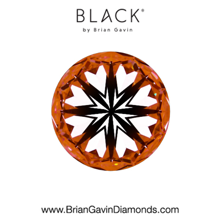 1.05 G VVS1 Black by Brian Gavin Round hearts