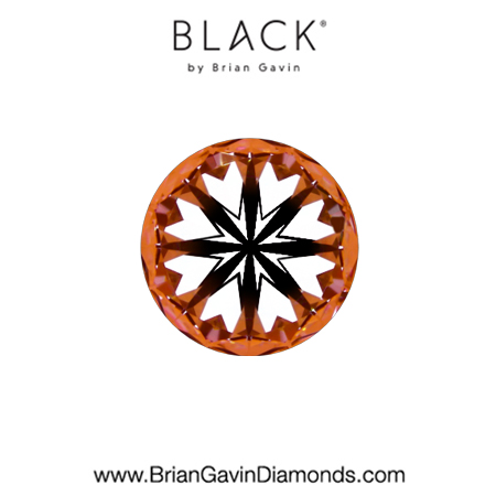 0.64 F VS2 Black by Brian Gavin Round hearts