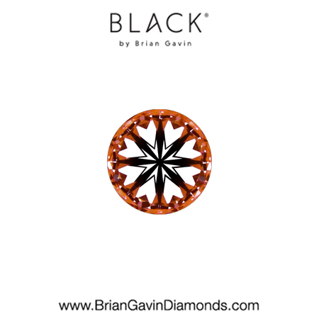 0.25 E VS1 Black by Brian Gavin Round hearts