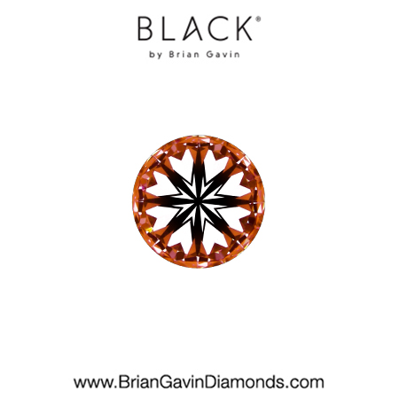 0.21 G VS1 Black by Brian Gavin Round hearts