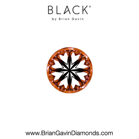 0.22 G VS1 Black by Brian Gavin Round hearts