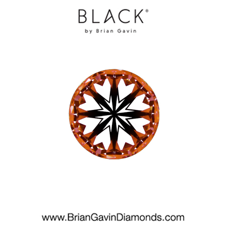 0.40 D VS1 Black by Brian Gavin Round hearts