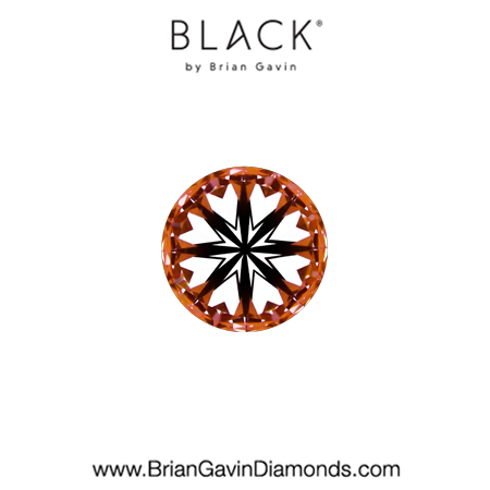 0.25 G VS2 Black by Brian Gavin Round hearts