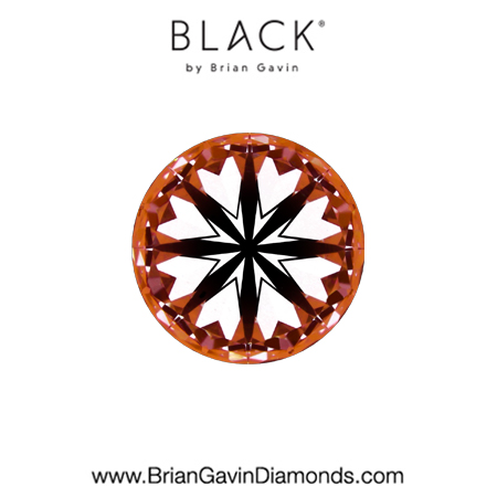 0.75 G VS1 Black by Brian Gavin Round hearts