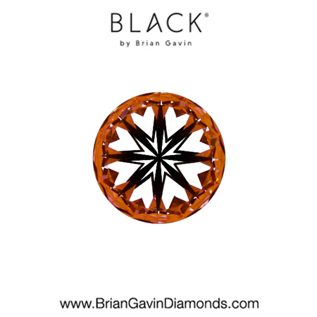 0.56 E VS2 Black by Brian Gavin Round hearts