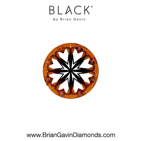 0.41 G VS2 Black by Brian Gavin Round hearts