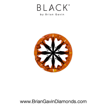 0.33 G VS1 Black by Brian Gavin Round hearts
