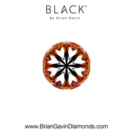 0.33 G VVS2 Black by Brian Gavin Round hearts