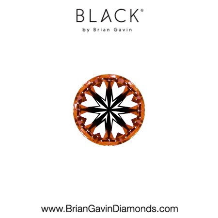 0.25 G VS1 Black by Brian Gavin Round hearts