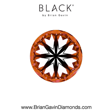 0.70 G VS2 Black by Brian Gavin Round hearts