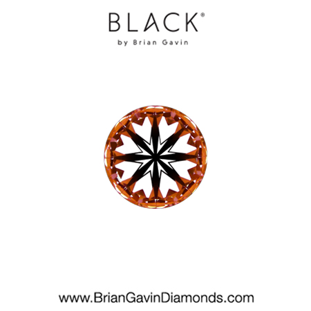 0.23 G VVS1 Black by Brian Gavin Round hearts