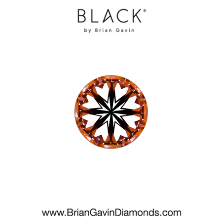 0.20 G VVS2 Black by Brian Gavin Round hearts