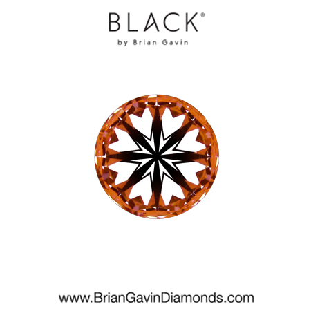 0.40 G VVS2 Black by Brian Gavin Round hearts