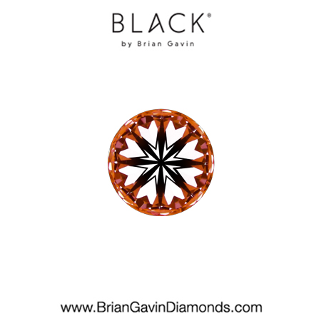 0.25 G VS2 Black by Brian Gavin Round hearts