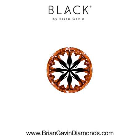 0.26 G VS2 Black by Brian Gavin Round hearts