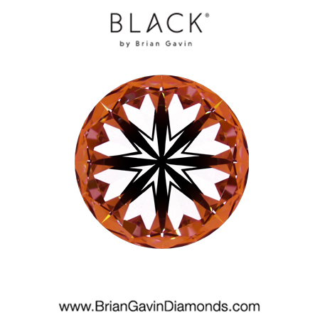 1.57 E VS2 Black By Brian Gavin Round hearts