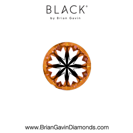 0.34 F VS2 Black by Brian Gavin Round hearts