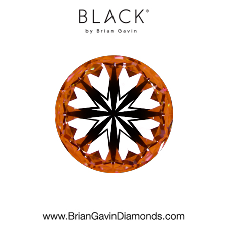 0.93 G VS2 Black by Brian Gavin Round hearts