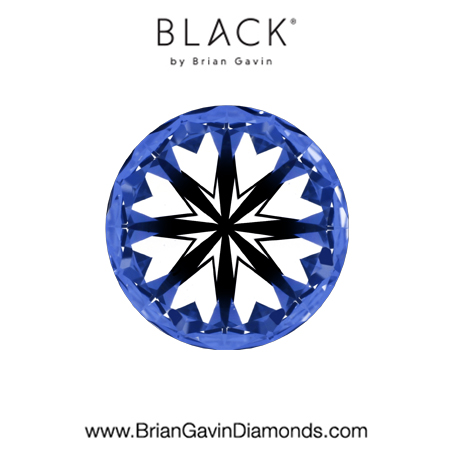 1.63 F VS2 Black by Brian Gavin Round hearts