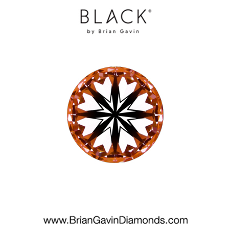 0.53 G VS2 Black by Brian Gavin Round hearts