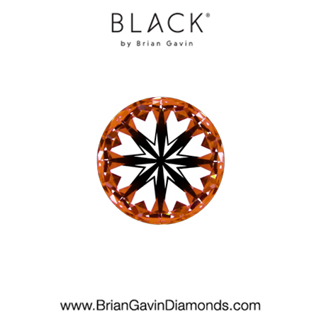 0.45 G VVS2 Black by Brian Gavin Round hearts