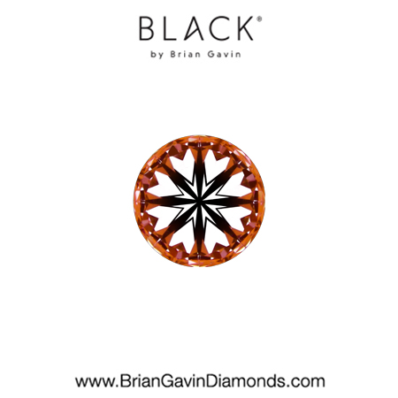 0.25 G VS1 Black by Brian Gavin Round hearts