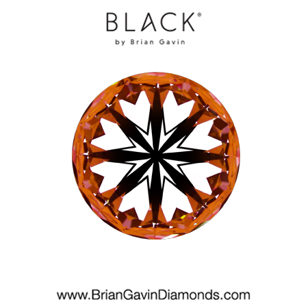 1.79 G VVS1 Black by Brian Gavin Round hearts