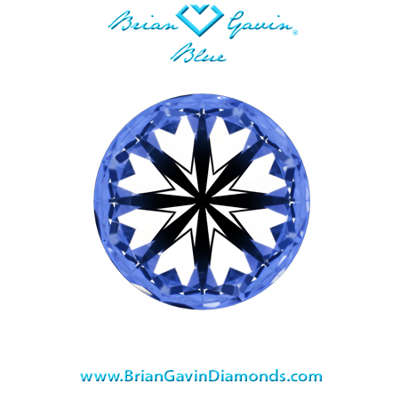 1.108 F IF Brian Gavin Blue Round hearts