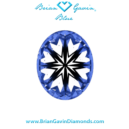 1.283 F SI1 Brian Gavin Signature Oval hearts