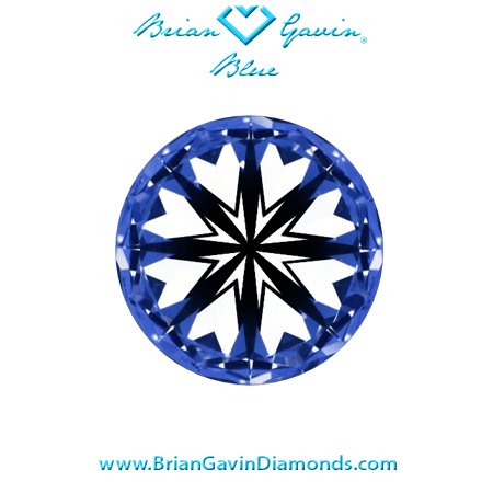 2.00 F VS1 Brian Gavin Blue Round hearts
