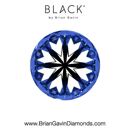 1 F VS2 Black by Brian Gavin Round hearts