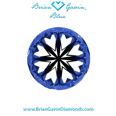 1.07 K SI1 Brian Gavin Blue Round hearts