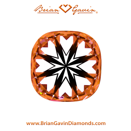 1.01 H SI1 Brian Gavin Signature Cushion hearts