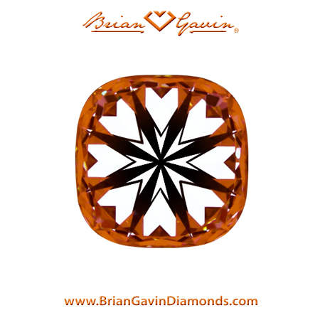 1.14 H VVS1 Brian Gavin Signature Cushion hearts