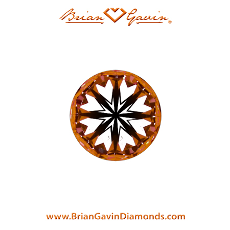 0.44 D SI2 Brian Gavin Signature Round hearts