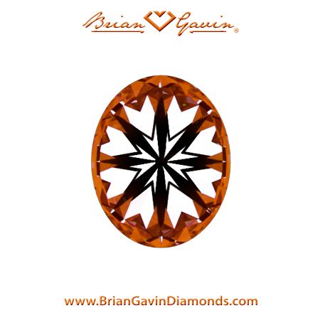 0.91 I VS2 Brian Gavin Signature Oval hearts