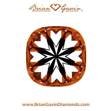 1.05 J VVS2 Brian Gavin Signature Cushion hearts