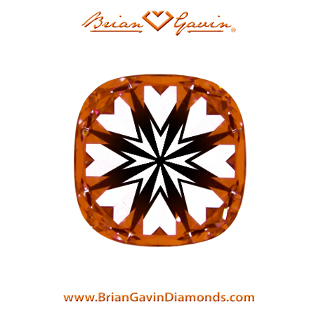 1.01 H VVS1 Brian Gavin Signature Cushion hearts