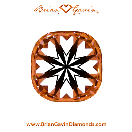 1.02 J SI2 Brian Gavin Signature Cushion hearts