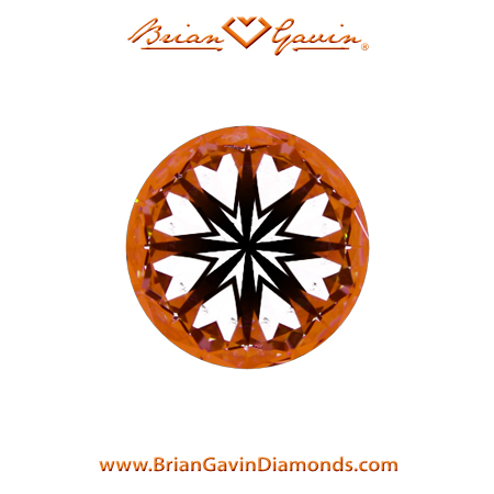 0.80 I SI1 Brian Gavin Signature Round hearts