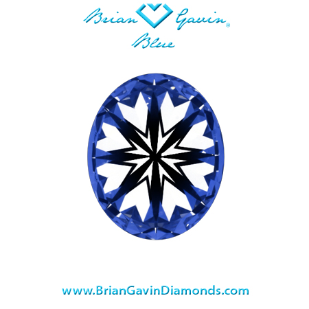 1.39 D VVS1 Brian Gavin Signature Oval hearts