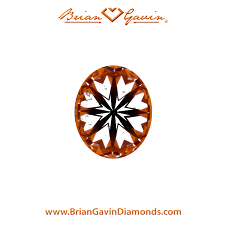 0.52 H SI2 Brian Gavin Signature Oval hearts