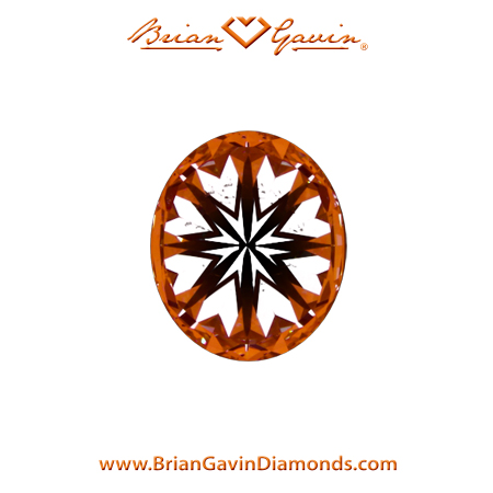 0.72 J SI1 Brian Gavin Signature Oval hearts