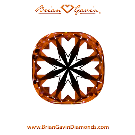 1.02 D SI2 Brian Gavin Signature Cushion hearts