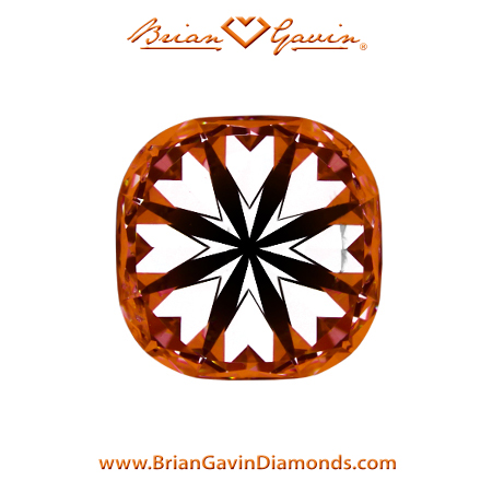 1.52 I SI2 Brian Gavin Signature Cushion hearts