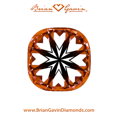 0.99 H VS2 Brian Gavin Signature Cushion hearts