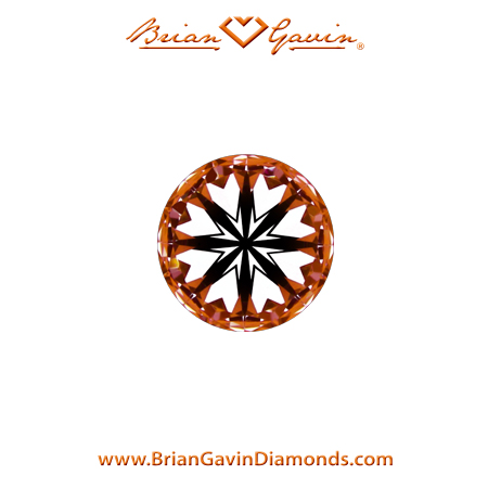 0.32 H VVS2 Brian Gavin Signature Round hearts