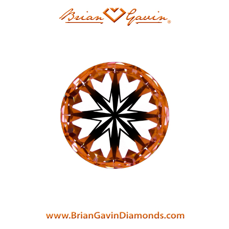 0.76 I VVS1 Brian Gavin Signature Round hearts
