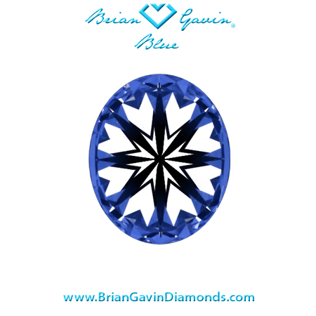 1.3 F VVS1 Brian Gavin Signature Oval hearts