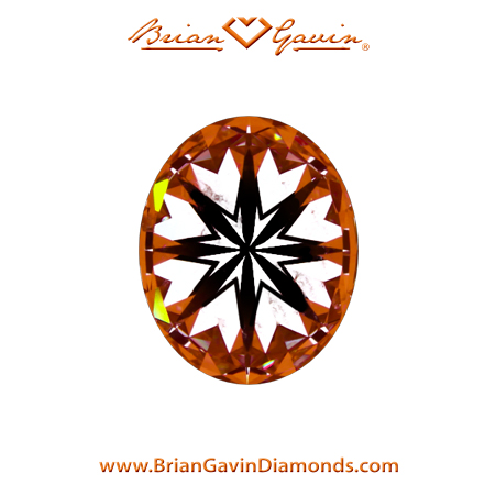 1.3 J SI2 Brian Gavin Signature Oval hearts